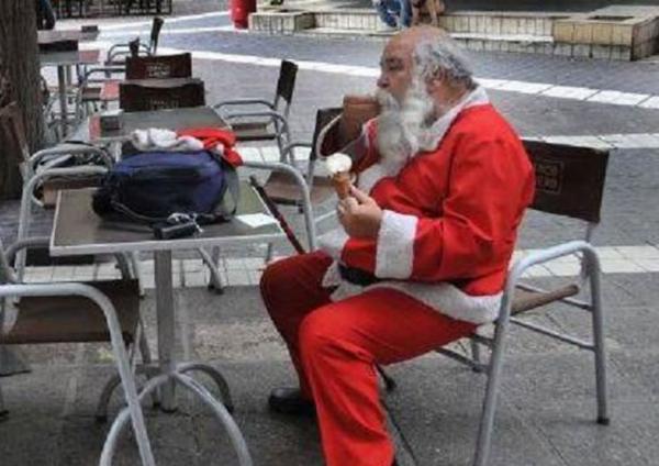 papa noel calor